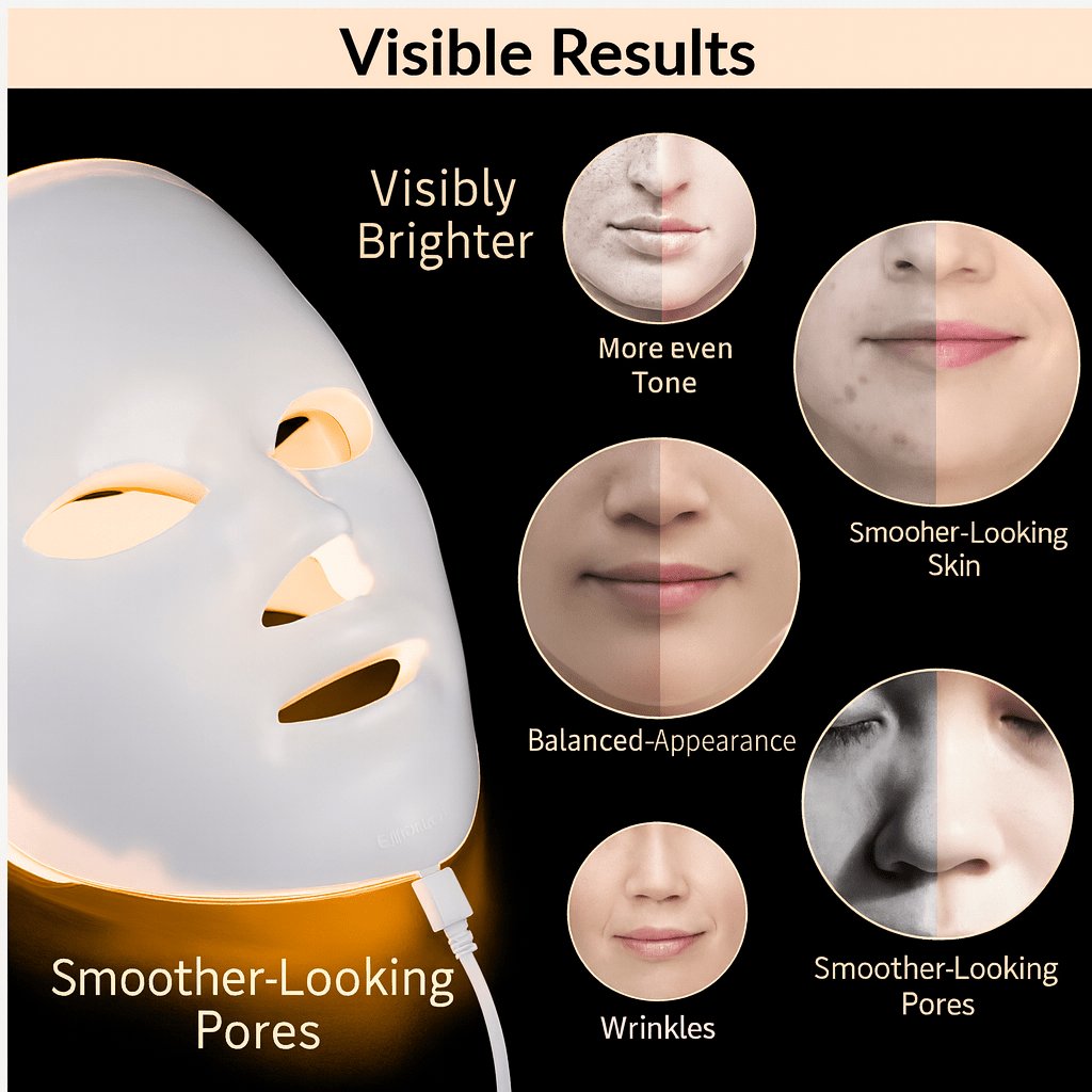 Luerelle™ Radiance LED Therapy Mask – Light Therapy for Glowing Skin - LUERELLE