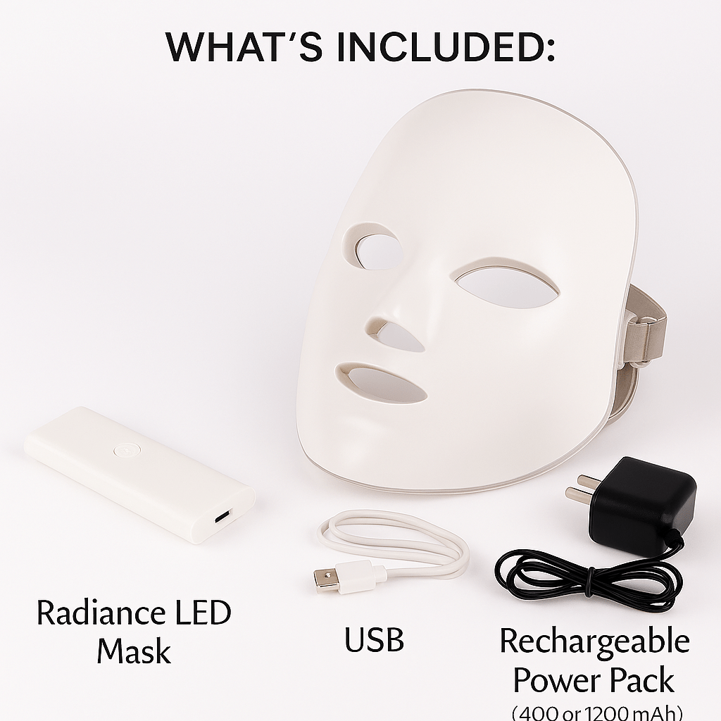 Luerelle™ Radiance LED Therapy Mask – Light Therapy for Glowing Skin - LUERELLE